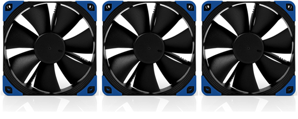 Noctua Fan Package (Black) - NF-A14 PWM Chromax Black Premium Quiet Intake Fans (blue anti vibration pads, exhaust fan size/model will depend on case selected)