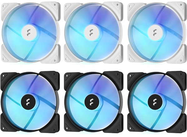 4x Fractal Design Aspect 14 RGB PWM fans