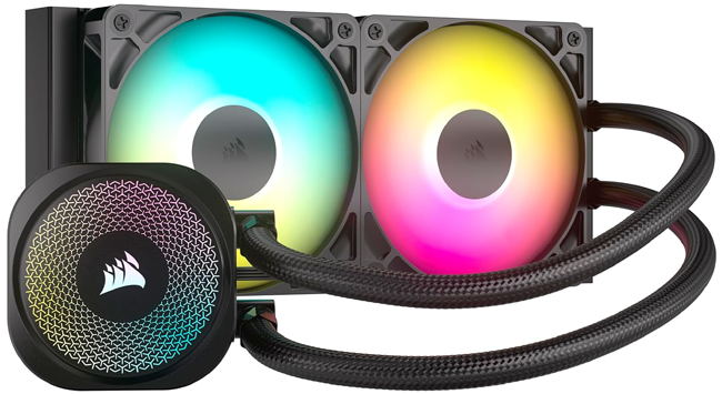 240mm AIO Liquid CPU Cooler with ARGB Lighting 240mm AIO Liquid CPU Cooler with ARGB Lighting