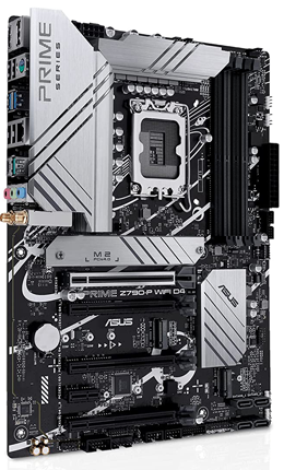 ASUS Prime Z790-P D4 Motherboard (Intel Z790, 2.5Gb Ethernet, WiFi 6, Bluetooth, Supports DDR4 Memory)