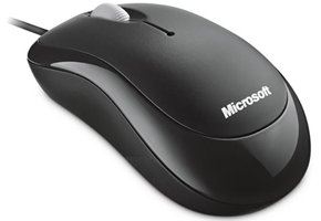 Black 3-Button USB Optical Mouse (WIRED)