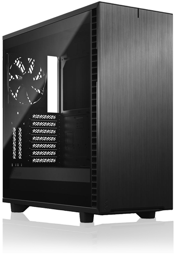 Fractal Design Define 7 - Glass Side Panel (fan hub included)