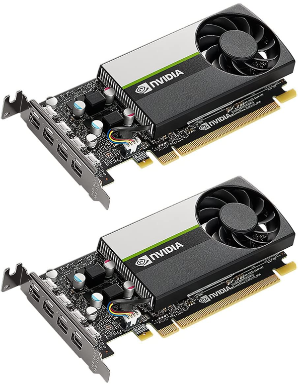 8 Monitor Support - NVIDIA T1000 (two cards) 8 Monitor Support - NVIDIA T1000 (two cards)